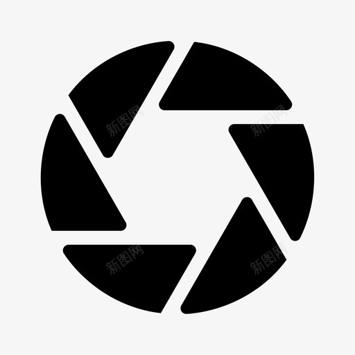 光圈照相机照片图标svg_新图网 https://ixintu.com 光圈 摄影师 横膈膜 照片 照相机