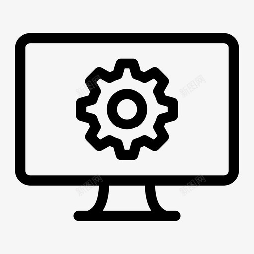 监视器中心距计算机显示器imac图标svg_新图网 https://ixintu.com imac 个人计算机 屏幕计算机 监视器中心距 监视器通知 计算机显示器 通知