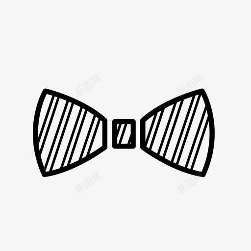 领结衣服绅士图标svg_新图网 https://ixintu.com 绅士 衣服 领结