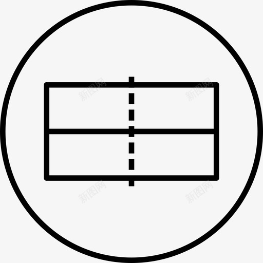 乒乓球桌球场室内图标svg_新图网 https://ixintu.com 乒乓球桌 室内 球场 网球 里约奥运会圆形线路
