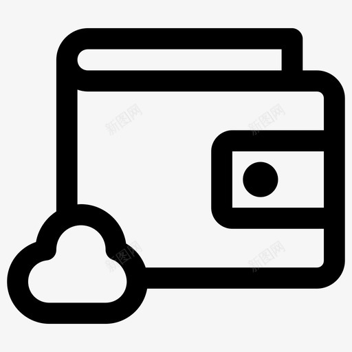云钱包在线支付虚拟货币图标svg_新图网 https://ixintu.com 云计算 云钱包 即时购买 商务 在线支付 支付 消费 虚拟货币 账单 购买 钱包