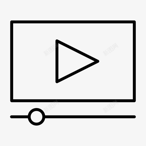 媒体播放器电影音乐图标svg_新图网 https://ixintu.com 媒体播放器 电影 网站开发 视频 音乐