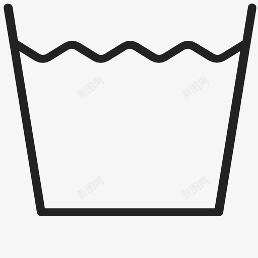 机洗护理清洁图标svg_新图网 https://ixintu.com 护理 机洗 洗涤 洗衣 清洁 衣物