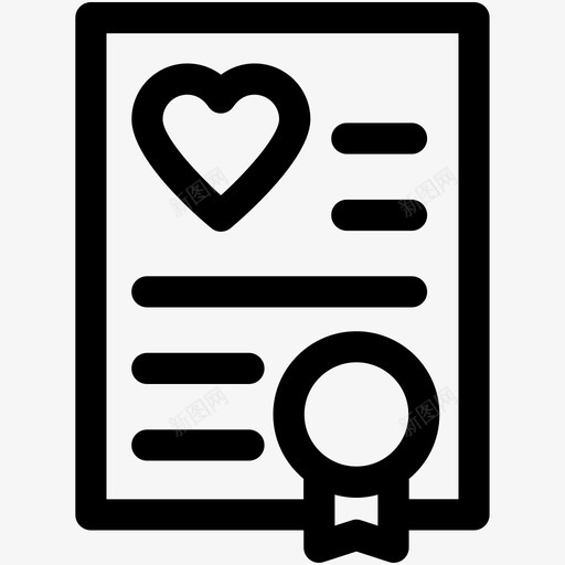 结婚证心爱情问候图标svg_新图网 https://ixintu.com 婚礼和情人节可爱的图标 心 情书 爱情 爱情问候 结婚证 结婚证模板 结婚请柬