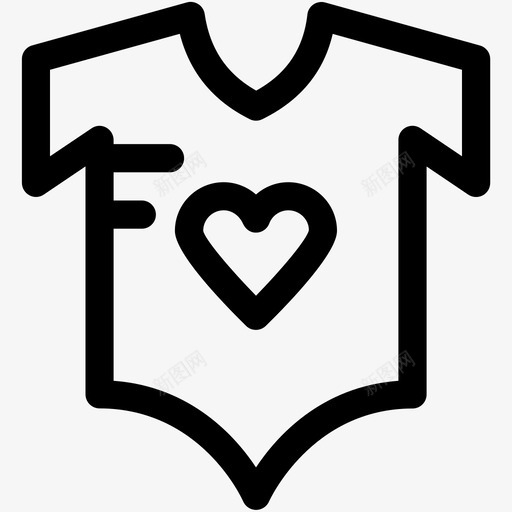 儿童连体衣服装婴儿服装图标svg_新图网 https://ixintu.com 儿童连体衣 婴儿和儿童 婴儿服装 婴儿连体衣 服装