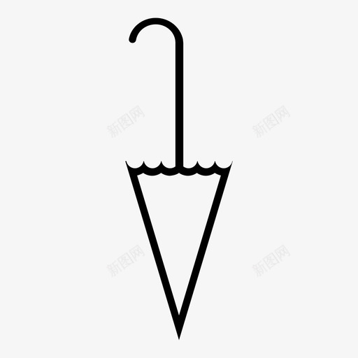 伞遮阳伞图标svg_新图网 https://ixintu.com 伞 遮阳伞