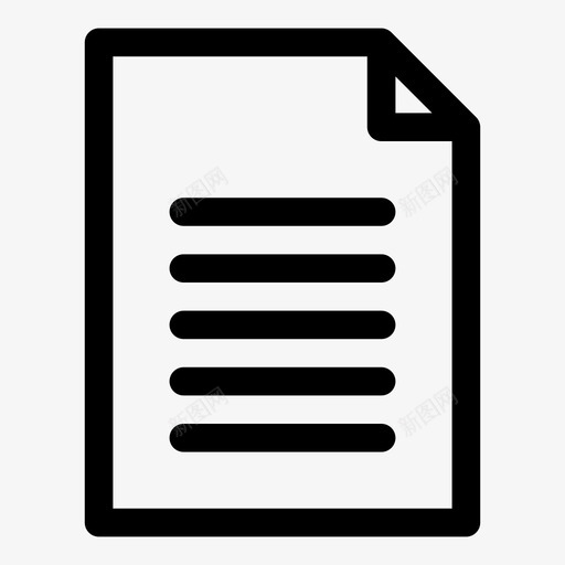 文本文件文档纯文本图标svg_新图网 https://ixintu.com 文本文件 文档 纯文本 纯行