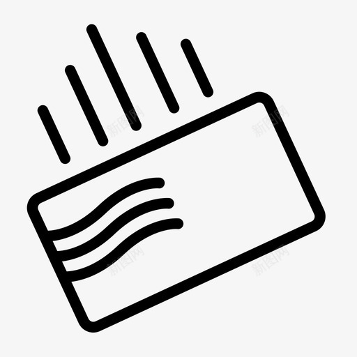 邮递信件接收图标svg_新图网 https://ixintu.com 信件 接收 邮递