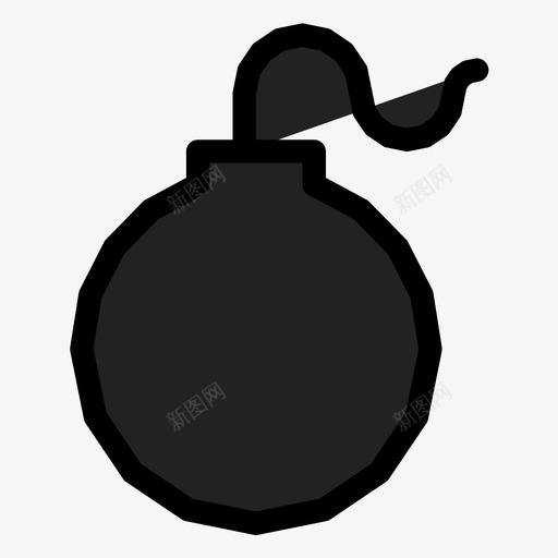 炸弹爆炸轰隆图标svg_新图网 https://ixintu.com svg 格拉纳德 炸弹 爆炸 轰隆