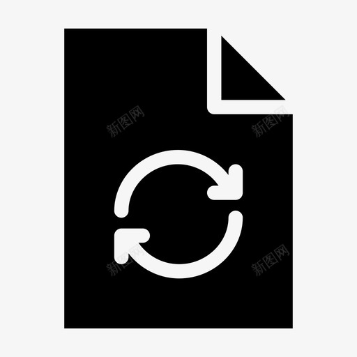 文件同步文件归档表格图标svg_新图网 https://ixintu.com 归档表格 文书工作 文件 文件同步 纸质文件 页面文件