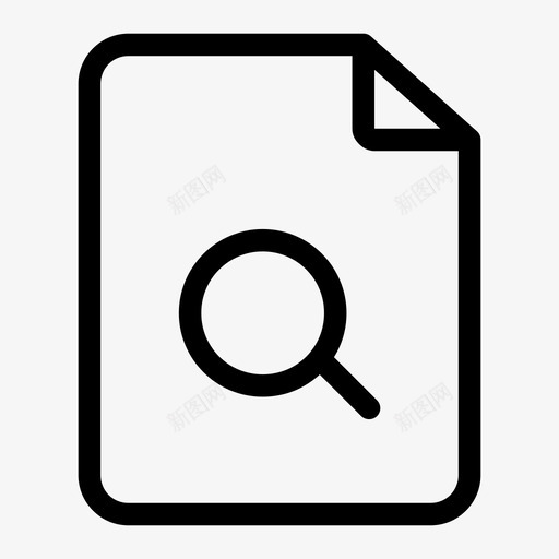 搜索文件查找放大镜图标svg_新图网 https://ixintu.com 搜索文件 放大镜 查找 系统
