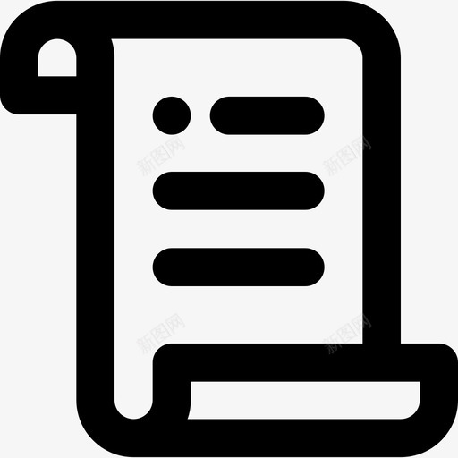 脚本目录文档图标svg_新图网 https://ixintu.com 具有独特的风格 列表 剪切一组可爱的线条图标 录制 文档 滚动 目录 脚本 非常适合用户界面和基于24x24像素网格的功能图形