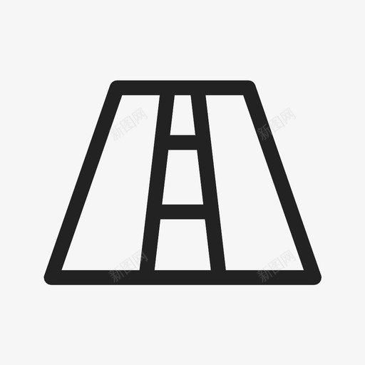 公路通勤高速公路图标svg_新图网 https://ixintu.com 公路 街道 通勤 高速公路