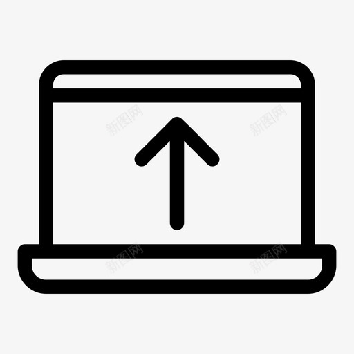 笔记本电脑上传笔记本电脑接口macbook图标svg_新图网 https://ixintu.com macbook 屏幕通知 工作站 笔记本电脑上传 笔记本电脑接口 迷你电脑