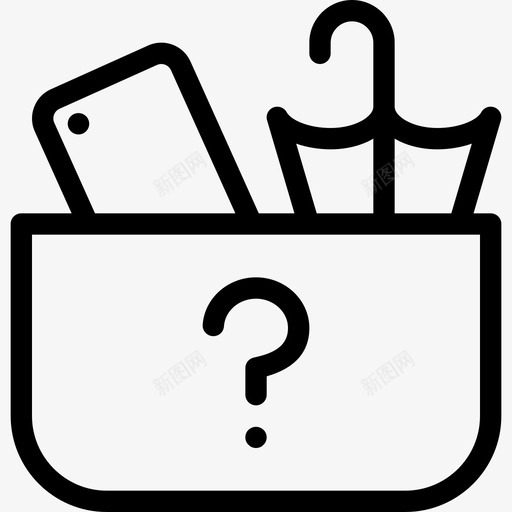 失物招领物品左侧图标svg_新图网 https://ixintu.com 失物招领 左侧 物品 象形文字线图标
