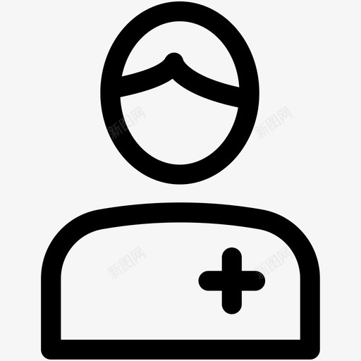 医生外科医生流图标svg_新图网 https://ixintu.com 医生 医生化身 医疗助理 医疗和健康可爱的图标 外科医生 悸动 流 纹章 脉搏