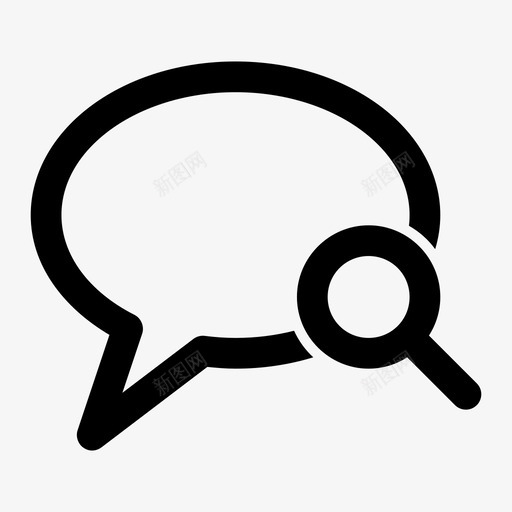 查找聊天泡泡聊天应用程序对话图标svg_新图网 https://ixintu.com 对话 查找聊天泡泡 网络 聊天 聊天应用程序 聊天泡泡 语音泡泡