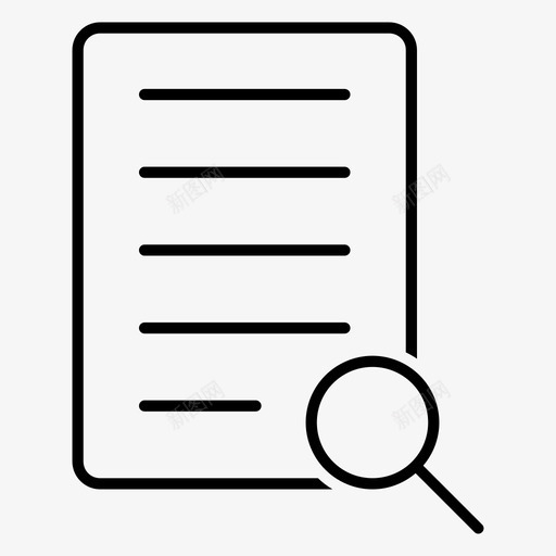 纸张查找文档表格图标svg_新图网 https://ixintu.com 文档 笔记本 纸张 纸张查找 表格 记事本