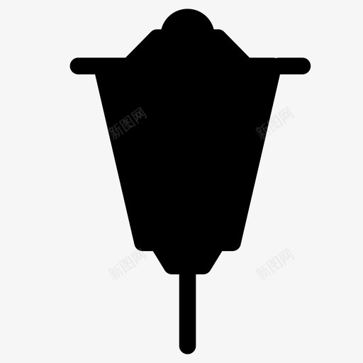 灯明亮电图标svg_新图网 https://ixintu.com 明亮 灯 电 街道