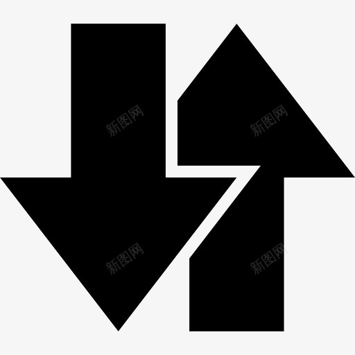 垂直箭头方向下图标svg_新图网 https://ixintu.com 上 下 垂直箭头 指针 方向 箭头和方向图示符