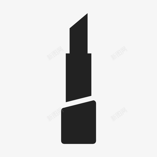 口红化妆品时尚图标svg_新图网 https://ixintu.com 化妆品 口红 女人 时尚