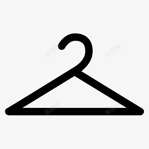 衣架清洁衣物图标svg_新图网 https://ixintu.com 洗衣 清洁 衣架 衣物