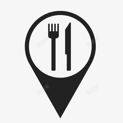 餐厅酒吧晚餐图标svg_新图网 https://ixintu.com 午餐 吃 晚餐 酒吧 餐厅