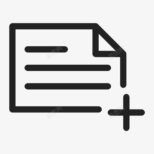 添加注释文档备忘录图标svg_新图网 https://ixintu.com 备忘录 文本 文档 添加注释 纸张