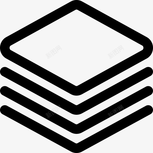 层分层顺序图标svg_新图网 https://ixintu.com cutiecons32px网格2px笔划 分层 堆栈 层 顺序