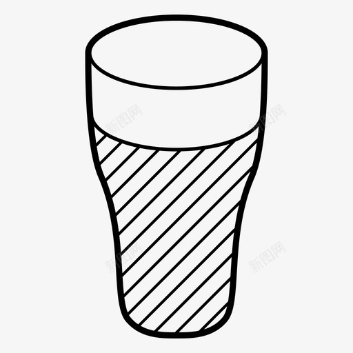 一杯啤酒酒精饮料饮料图标svg_新图网 https://ixintu.com 一杯啤酒 品脱 啤酒 美食乐趣 酒精饮料 饮料