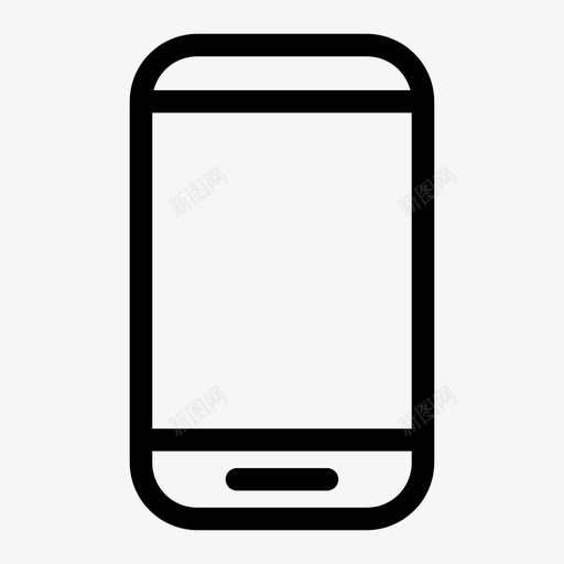 手机通知触摸屏图标svg_新图网 https://ixintu.com 手机 智能手机 触摸屏 通知