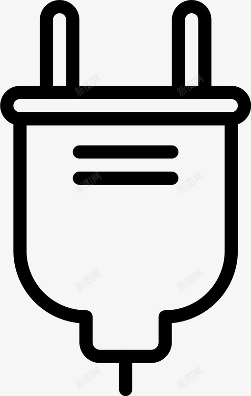 插头建筑施工图标svg_新图网 https://ixintu.com smashicons施工轮廓 工作 工具 建筑 插头 施工
