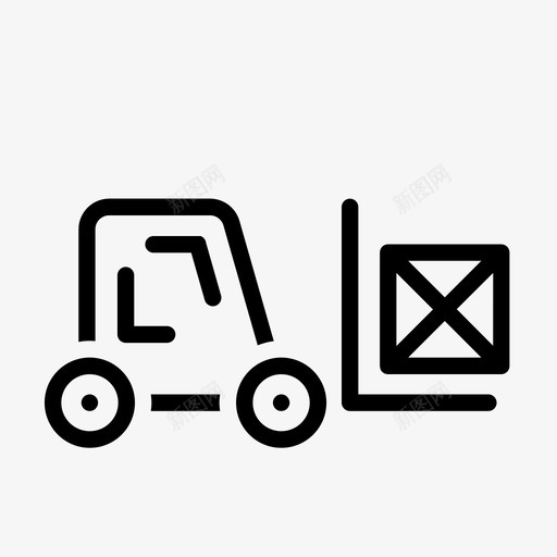 装载机交付装载图标svg_新图网 https://ixintu.com 交付 装载 装载机 装运