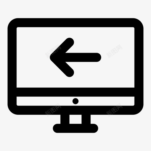 上一个监视器计算机dekstop图标svg_新图网 https://ixintu.com dekstop imac led监视器 上一个监视器 屏幕警告 监视器 计算机