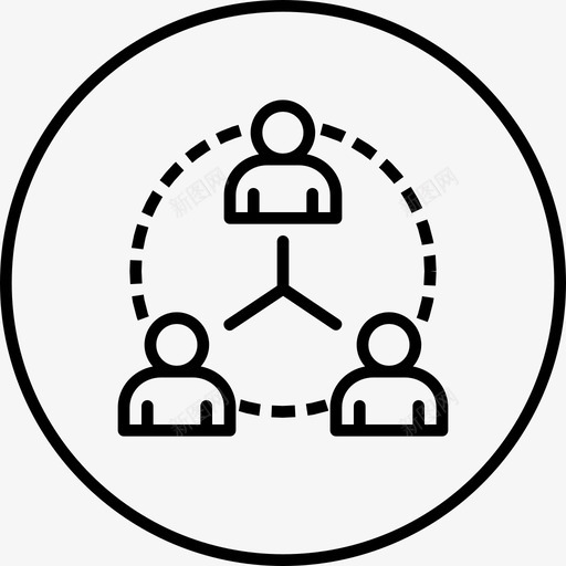 网络公司层级图标svg_新图网 https://ixintu.com 业务路线 公司 团队 层级 结构 网络