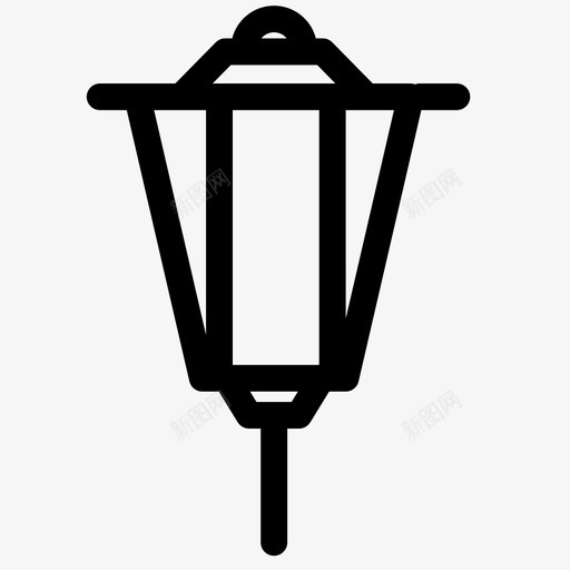 灯明亮电图标svg_新图网 https://ixintu.com 明亮 灯 电 街道