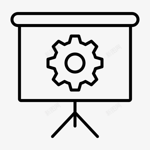 屏幕中心距显示投影演示图标svg_新图网 https://ixintu.com 屏幕中心距 屏幕投影仪 屏幕投影仪通知 屏幕解释 教学 显示投影 演示
