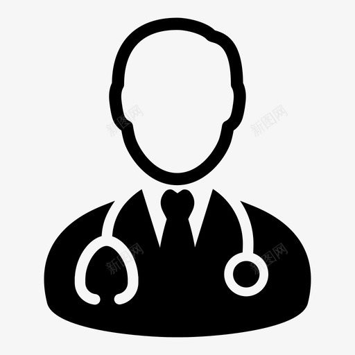 医生卫生保健男人图标svg_新图网 https://ixintu.com 医学符号 医生 卫生保健 外科医生 男人