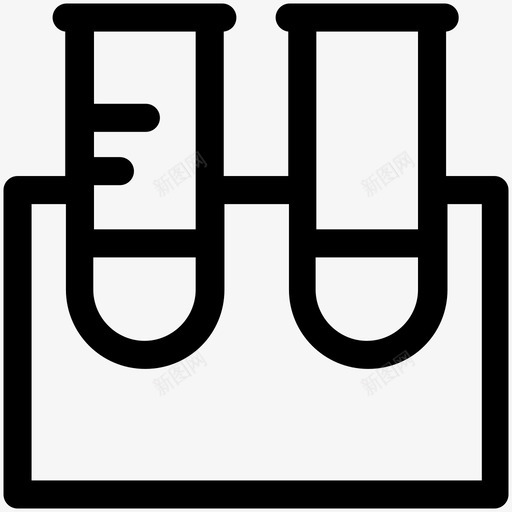 试管培养管实验室配件图标svg_新图网 https://ixintu.com 培养管 实验室玻璃器皿 实验室配件 样品管 科技可爱图标 试管
