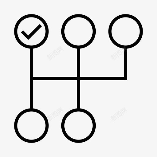 汽车档位电路网络图标svg_新图网 https://ixintu.com 一档 变速器 换档 汽车档位 电路 网络
