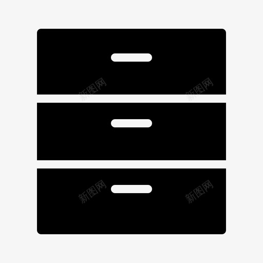 橱柜商务桌面图标svg_新图网 https://ixintu.com 办公室 商务 文具 桌面 橱柜 设备