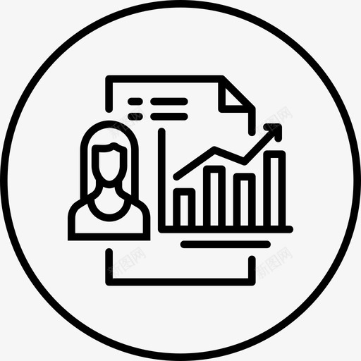 员工绩效分析增长图标svg_新图网 https://ixintu.com 业务全面发展 分析 员工绩效 增长 自我