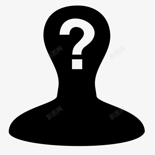 匿名用户身份联机图标svg_新图网 https://ixintu.com 匿名用户 用户角色 联机 谁 身份 配置文件