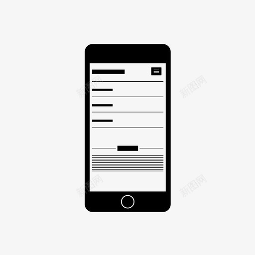移动网站缩略图社交图标svg_新图网 https://ixintu.com 互联网 协议 智能手机 服务器 浏览器 社交 移动网站 端口地址 缩略图 网页缩略图