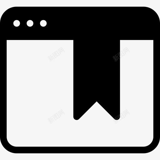 书签页浏览器收藏夹图标svg_新图网 https://ixintu.com windows和应用程序实心图标 书签页 手机 收藏夹 星星 浏览器