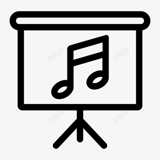 屏幕投影仪音乐笔记大屏幕显示图标svg_新图网 https://ixintu.com 在线演示 大屏幕 屏幕投影仪通知 屏幕投影仪音乐笔记 显示 站立屏幕 解释