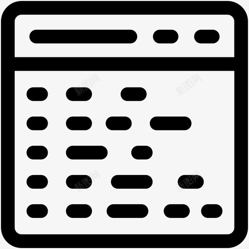 网页网站web浏览器图标svg_新图网 https://ixintu.com internet internet可爱图标 web浏览器 windows选项卡 加载 断开连接 服务器 网站 网页