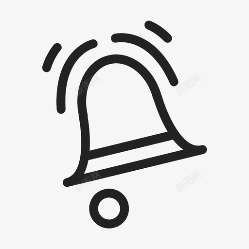 钟声圣诞节叮咚图标svg_新图网 https://ixintu.com 叮咚 圣诞节 钟声