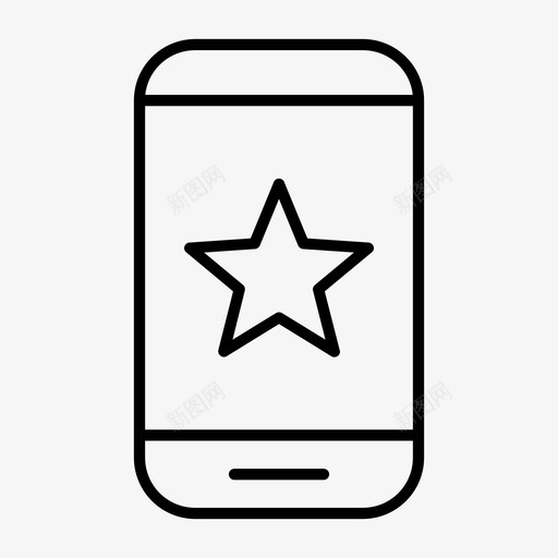 最爱的手机手机设备图标svg_新图网 https://ixintu.com 手机 明星 智能手机 最爱的手机 设备 通知