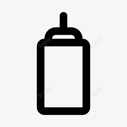 酱汁瓶食物番茄酱图标svg_新图网 https://ixintu.com 厨房 番茄酱 芥末 酱汁瓶 食物